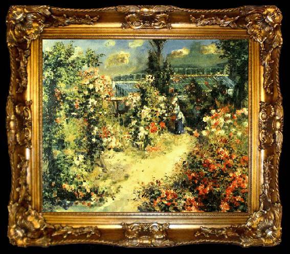 framed  Pierre Renoir Greenhouse, ta009-2